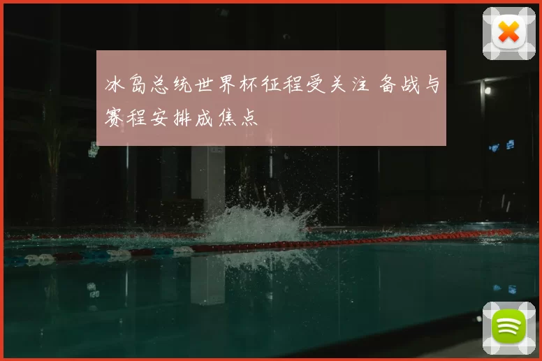 冰岛总统世界杯征程受关注 备战与赛程安排成焦点