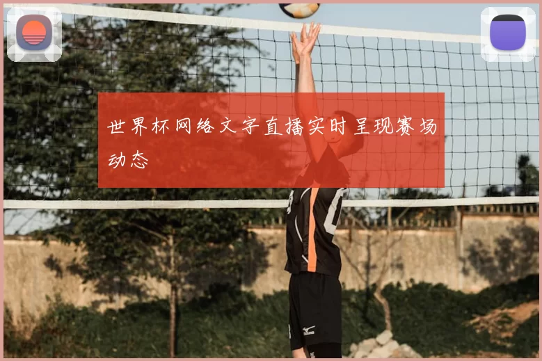 世界杯网络文字直播实时呈现赛场动态