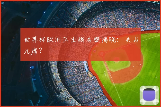 世界杯欧洲区出线名额揭晓：共占几席？